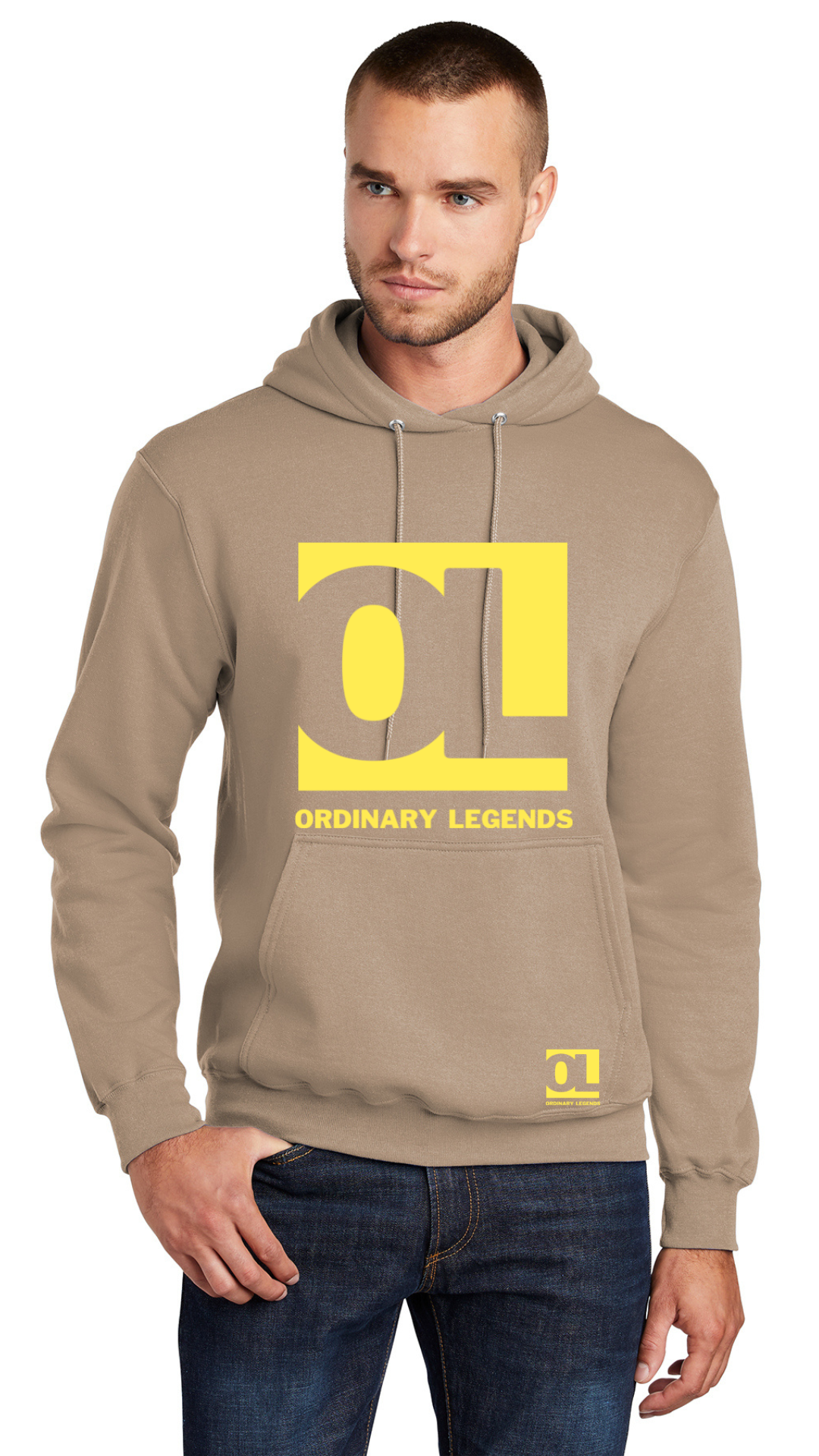 Classic Hoodie - OL Mustard Logo