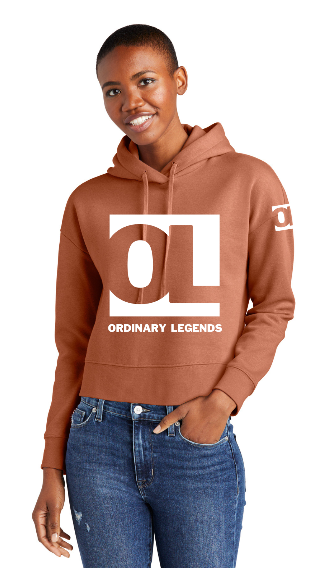 VIT Fleece Hoodie - OL Main Logo White