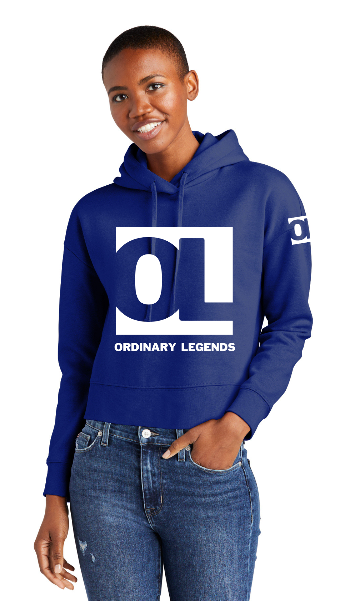 VIT Fleece Hoodie - OL Main Logo White