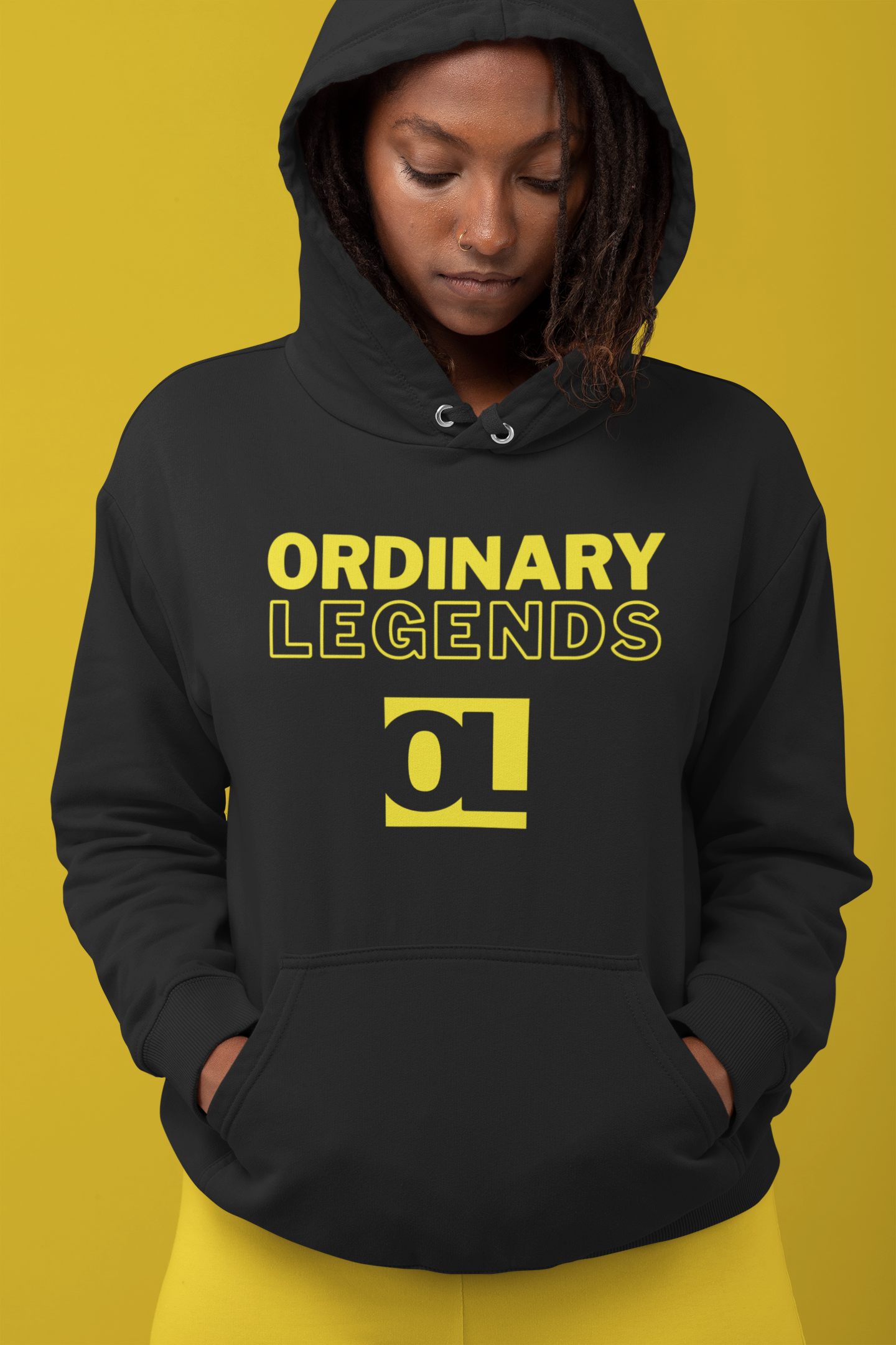 Unisex Classic Black Hoodie