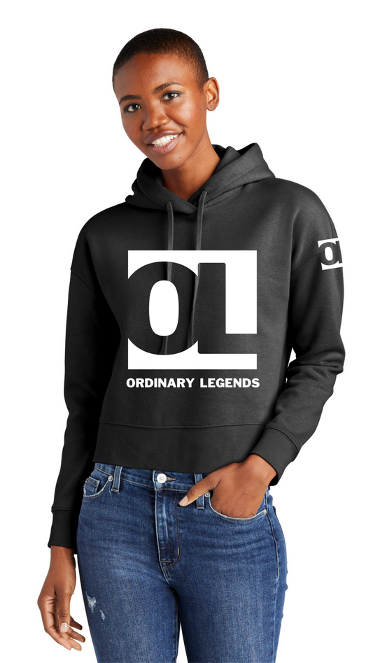 VIT Fleece Hoodie - OL Main Logo White